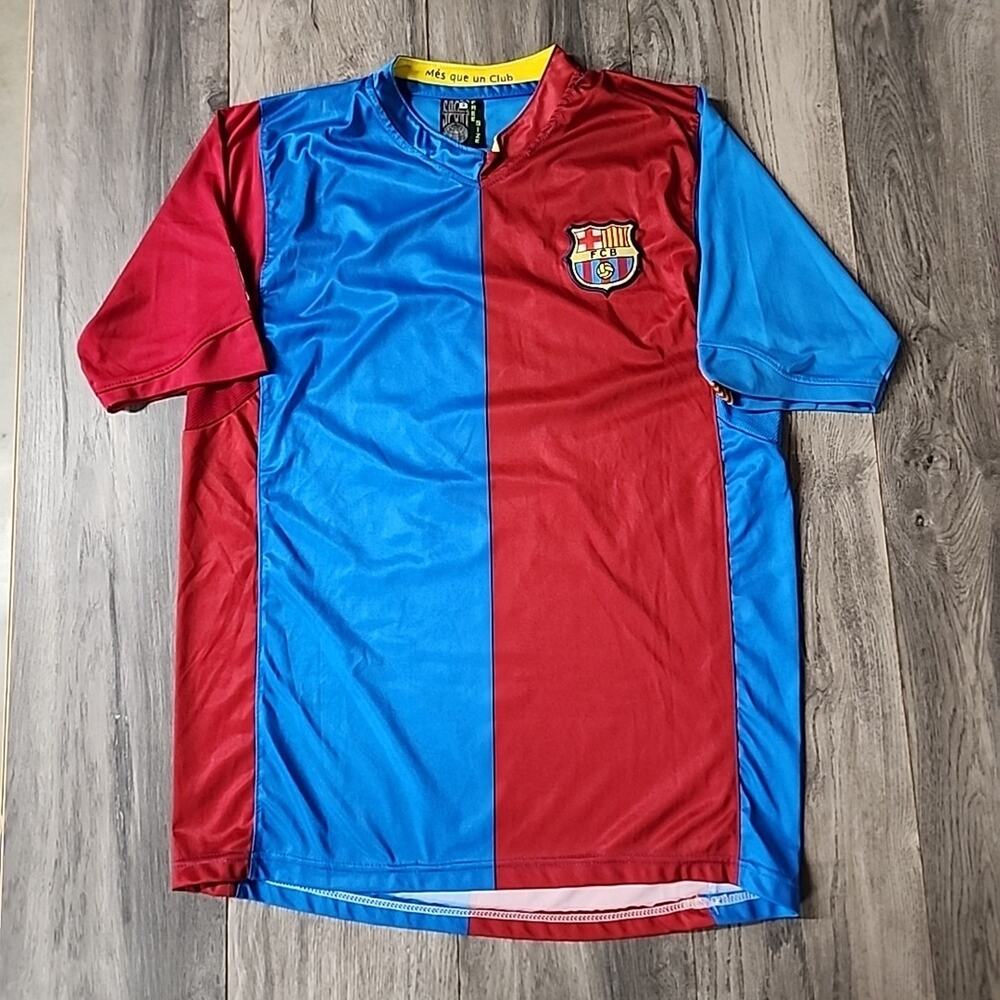 VERY RARE Vintage BARCELONA Messi #19 Soccer Jersey World Super Sport Tag